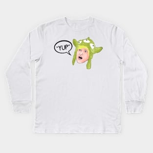 Yup Meme Kids Long Sleeve T-Shirt